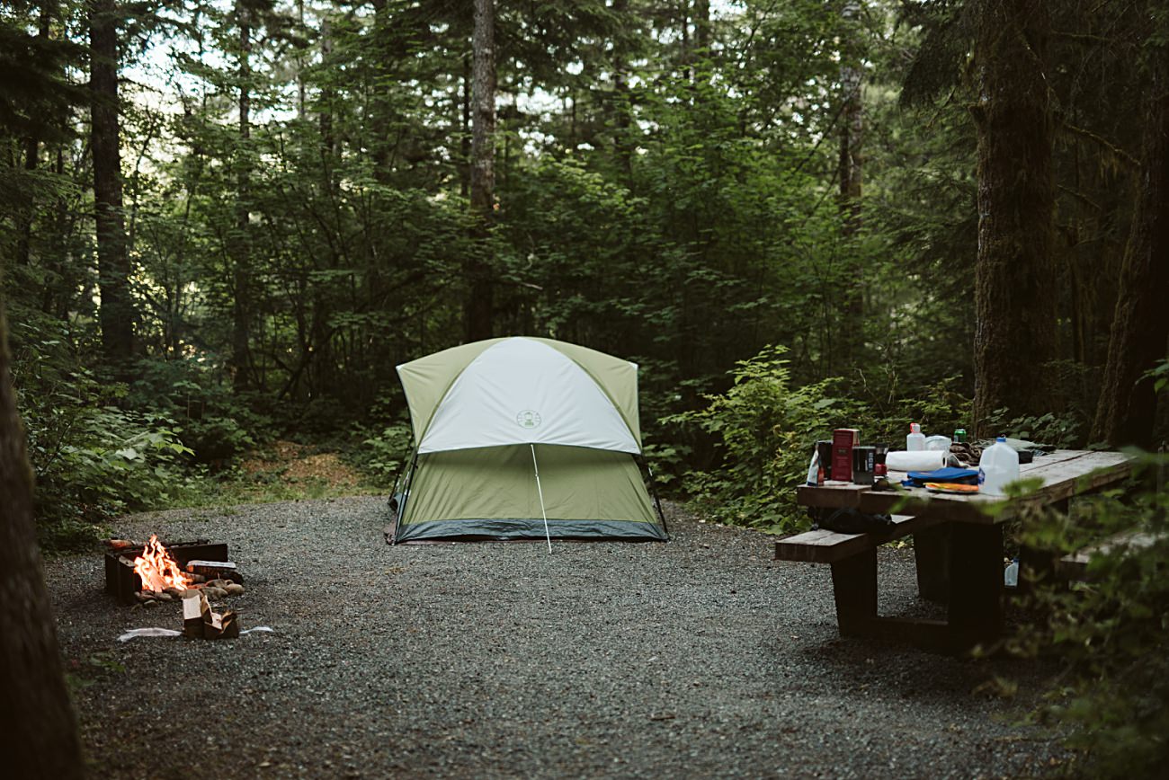 Camping in Olympic National Park