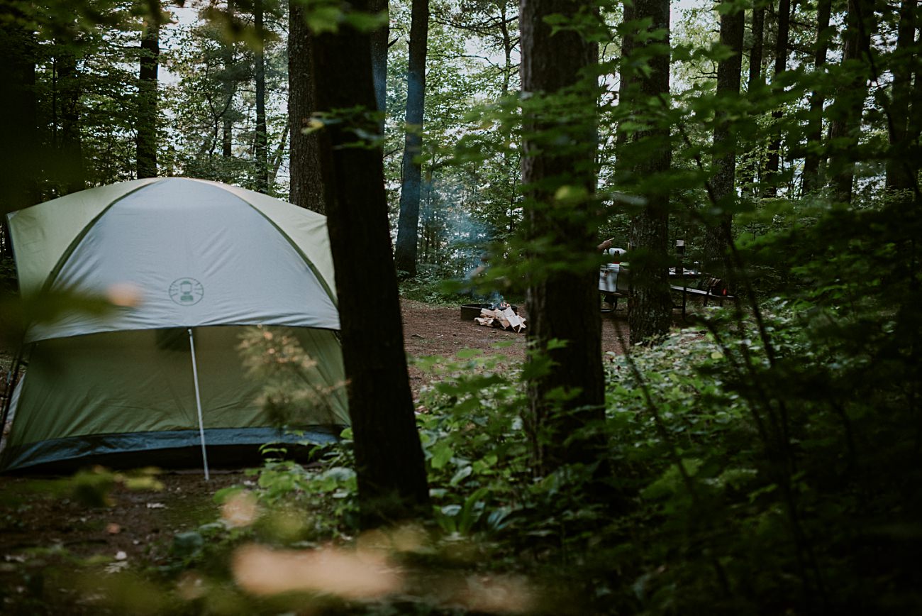 Northern Wisconsin Camping, Coleman Tent