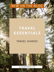 Lake Effect Co Stickers, Travel Diary, Instax Camera, Instant Camera, fujifilm instax mini 90 neo classic, international travel must haves, things to bring on a long flight