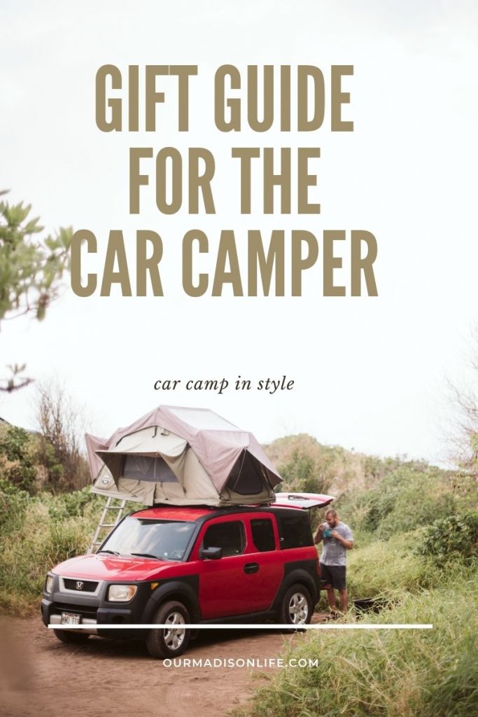 Gift guide for car camping